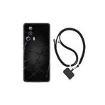 kilifland Xiaomi 13 Lite ile Uyumlu Kılıf Ipli Boyun Askılı Desenli Silikon Dikenli Tel 1779