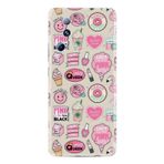 Kılıfland Xiaomi 13 Lite Kılıf, Silikon, Desenli Baskılı, Donut Flamingo, Renkli