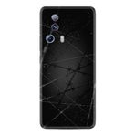 Kılıfland Xiaomi 13 Lite Kılıf, Silikon, Dikenli Tel Desen, Siyah