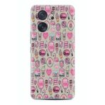 Kılıfland Xiaomi 13T ve 13T Pro ile Uyumlu Desenli Silikon Kılıf, Donut Flamingo, Pembe