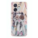 Kılıfland Xiaomi 13T ve Xiaomi 13T Pro ile Uyumlu Desenli Silikon Kılıf, Donut Girl, Renkli