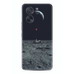 Kılıfland Xiaomi 13T ve Xiaomi 13T Pro ile Uyumlu Silikon Kılıf, Astronot Red Balon Desen, Siyah