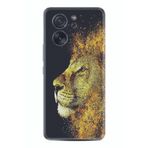Kılıfland Xiaomi 13T - Xiaomi 13T Pro ile Uyumlu Desenli Silikon Kılıf, Leon, Siyah