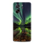 Kılıfland Xiaomi 13T - Xiaomi 13T Pro ile Uyumlu Kılıf, Desenli Silikon, Kuzey Işıkları, Yeşil