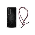 kilifland Xiaomi Mi 11 Lite ile Uyumlu Kılıf Rasta Ipli Boyun Askılı Desenli Silikon Dikenli Tel 1779