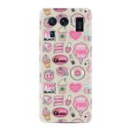Kılıfland Xiaomi Mi 11 Ultra ile Uyumlu Kılıf, Resimli Desenli Baskılı Silikon, Donut Flamingo, Pembe