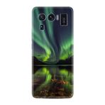 Kılıfland Xiaomi Mi 11 Ultra ile Uyumlu Kılıf, Resimli Desenli Baskılı Silikon, Kuzey Işıkları, Yeşil