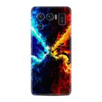 Kılıfland Xiaomi Mi 11 Ultra ile Uyumlu Silikon Kılıf, Desen Özel Seri, Red Blue Leon, Çok Renkli
