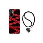 kilifland Xiaomi Poco M4 Pro Uyumlu ile Uyumlu Kılıf Ipli Boyun Askılı Desenli Silikon Danger 1372