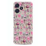 Kılıfland Xiaomi Poco M6 Pro 5G ile Uyumlu Desenli Silikon Kılıf, Donut Flamingo, Renkli