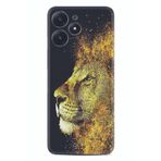 Kılıfland Xiaomi Poco M6 Pro 5G ile Uyumlu Desenli Silikon Kılıf, Leon, Sarı