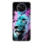 Kılıfland Xiaomi Poco X3 Pro ile Uyumlu Silikon Kılıf, Desen, Exclusive Pink Blue Leon, Renk4