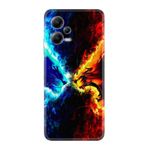 Kılıfland Xiaomi Poco X5 5G ile Uyumlu Silikon Kılıf, Desen Özel Seri, Red Blue Leon, Renkli
