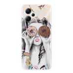 Kılıfland Xiaomi Poco X5 5G Kılıf, Silikon, Resimli Desenli Baskılı, Donut Girl, Renkli