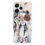 Kılıfland Xiaomi Redmi 12 ile Uyumlu Desenli Silikon Kılıf, Donut Girl, Renkli