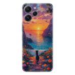 Kılıfland Xiaomi Redmi 12 Kılıf, Boutique Baskılı, Manzara Kedi Desenli