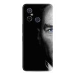 Kılıfland Xiaomi Redmi 12C ile Uyumlu Silikon Kılıf, Atatürk Portre Baskılı, Siyah