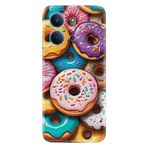Kılıfland Xiaomi Redmi 15C ile Uyumlu Kılıf, Silikon, Baskılı Donut Desen, Renkli