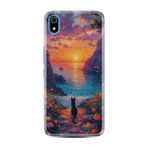 Kılıfland Xiaomi Redmi 7A Kılıf, Boutique Baskılı, Manzara Kedi Desenli