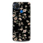 Kılıfland Xiaomi Redmi 9C Kılıf, Boutique Baskılı, Çiçek Desenli, Siyah