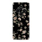 Kılıfland Xiaomi Redmi A4 Kılıf, Boutique Baskılı, Çiçek Desenli, Siyah