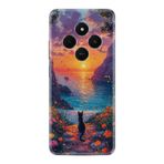 Kılıfland Xiaomi Redmi A4 Kılıf, Boutique Baskılı, Manzara Kedi Desenli