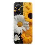 Kılıfland Xiaomi Redmi A5 4G ile Uyumlu Kılıf, Boutique Baskılı, Sarı Beyaz Çiçek Desenli, Silikon
