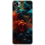 Kılıfland Xiaomi Redmi Note 11 ile Uyumlu Kılıf, Boutique Baskılı, Renk Cümbüşü Desen