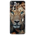 Kılıfland Xiaomi Redmi Note 11 Pro Plus 5G Kılıf, Resimli Desenli Baskılı Silikon, Aslan Leon, Çok Renkli