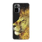 Kılıfland Xiaomi Redmi Note 11 SE ile Uyumlu Kılıf, Resimli Desenli Baskılı Silikon, Leon, Sarı-Siyah