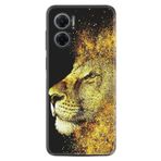 Kılıfland Xiaomi Redmi Note 11e ile Uyumlu Kılıf, Resimli Desenli Baskılı Silikon, Leon, Sarı