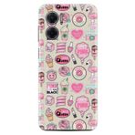 Kılıfland Xiaomi Redmi Note 11e ile Uyumlu Kılıf, Silikon, Desenli Baskılı, Donut Flamingo, Pembe