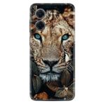 Kılıfland Xiaomi Redmi Note 11e Kılıf, Silikon, Resimli Desenli Baskılı, Aslan Leon, Çok Renkli