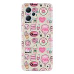 Kılıfland Xiaomi Redmi Note 12 4G ile Uyumlu Kılıf, Silikon, Desenli Baskılı, Donut Flamingo, Renkli