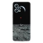 Kılıfland Xiaomi Redmi Note 12 4G ile Uyumlu Silikon Kılıf, Desen Özel Seri, Astronot Red Balon, Siyah