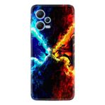 Kılıfland Xiaomi Redmi Note 12 4G ile Uyumlu Silikon Kılıf, Desen Özel Seri, Red Blue Leon, Renkli