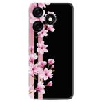 kilifland Xiaomi Redmi Note 12 Pro 5G ile Uyumlu Kılıf Resimli Desenli Baskılı Silikon Pink Flowers 3 1393