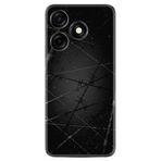 Kılıfland Xiaomi Redmi Note 12 Pro 5G ile Uyumlu Silikon Kılıf, Dikenli Tel Desen, Siyah