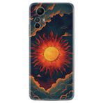 Kılıfland Xiaomi Redmi Note 12S ile Uyumlu Kılıf, Boutique Baskılı, Güneş Tasarımı