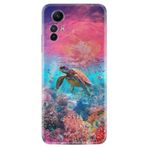 Kılıfland Xiaomi Redmi Note 12S ile Uyumlu Kılıf, Boutique Baskılı, Kaplumbağa Desenli