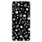 Kılıfland Xiaomi Redmi Note 12S ile Uyumlu Kılıf, Boutique Baskılı, Papatyalar ve Yaprak Desenli, Siyah