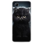 Kılıfland Xiaomi Redmi Note 12S ile Uyumlu Kılıf, Boutique Baskılı, Tombul Kedi Desenli