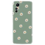 Kılıfland Xiaomi Redmi Note 12S ile Uyumlu Kılıf, Boutique Baskılı, Yeşil Papatyalar Desen