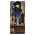 Kılıfland Xiaomi Redmi Note 12S ile Uyumlu Kılıf, Resimli Desenli Baskılı Silikon, Dog And Girl, Renk53