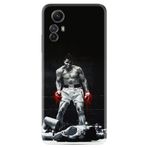 Kılıfland Xiaomi Redmi Note 12S ile Uyumlu Kılıf, Resimli Desenli Baskılı Silikon, Muhammed Ali, Siyah