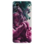 Kılıfland Xiaomi Redmi Note 12S ile Uyumlu Kılıf, Resimli Desenli Baskılı Silikon, Pink Green Cloud