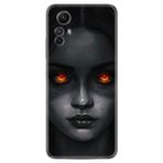 Kılıfland Xiaomi Redmi Note 12S ile Uyumlu Kılıf, Resimli Desenli Silikon, Platinium Series, Dark Woman, Siyah