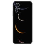 Kılıfland Xiaomi Redmi Note 12S ile Uyumlu Kılıf, Resimli Desenli Silikon, Platinium Series, Gezegenler, Siyah