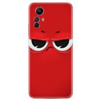 Kılıfland Xiaomi Redmi Note 12S ile Uyumlu Kılıf, Resimli Desenli, Silikon, Platinium Series, Kırmızı