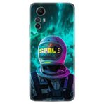 Kılıfland Xiaomi Redmi Note 12S ile Uyumlu Kılıf, Resimli Desenli Silikon, Platinium Series Space